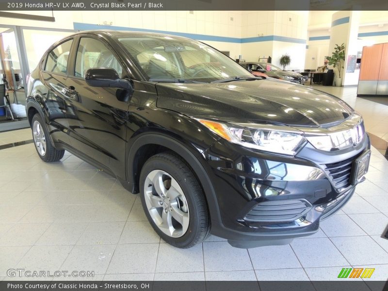 Crystal Black Pearl / Black 2019 Honda HR-V LX AWD