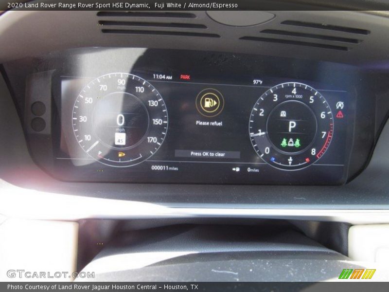  2020 Range Rover Sport HSE Dynamic HSE Dynamic Gauges