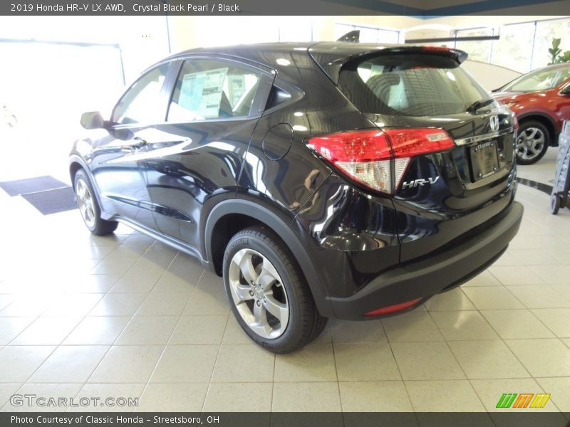 Crystal Black Pearl / Black 2019 Honda HR-V LX AWD