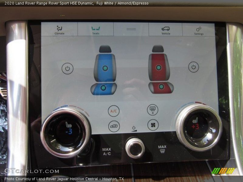 Controls of 2020 Range Rover Sport HSE Dynamic