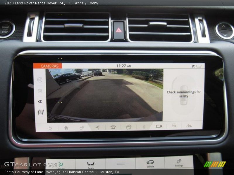 Controls of 2020 Range Rover HSE