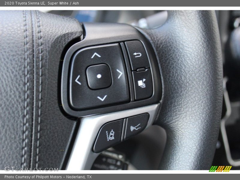 Super White / Ash 2020 Toyota Sienna LE