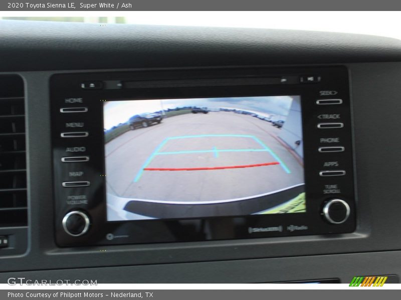 Super White / Ash 2020 Toyota Sienna LE