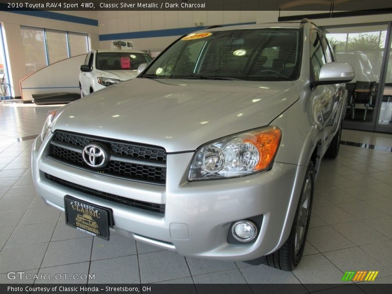 Classic Silver Metallic / Dark Charcoal 2010 Toyota RAV4 Sport 4WD