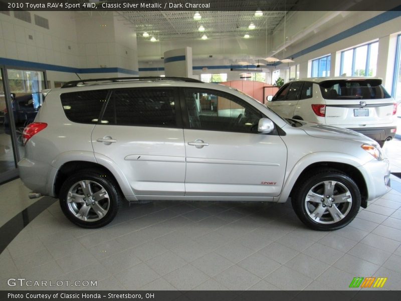 Classic Silver Metallic / Dark Charcoal 2010 Toyota RAV4 Sport 4WD