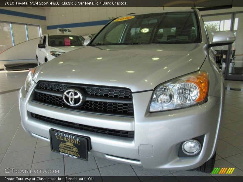 Classic Silver Metallic / Dark Charcoal 2010 Toyota RAV4 Sport 4WD