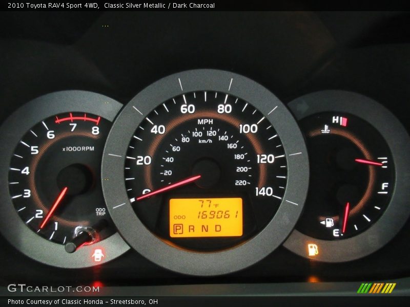 Classic Silver Metallic / Dark Charcoal 2010 Toyota RAV4 Sport 4WD