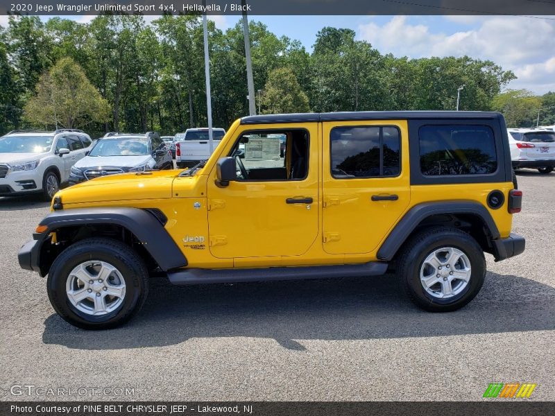  2020 Wrangler Unlimited Sport 4x4 Hellayella