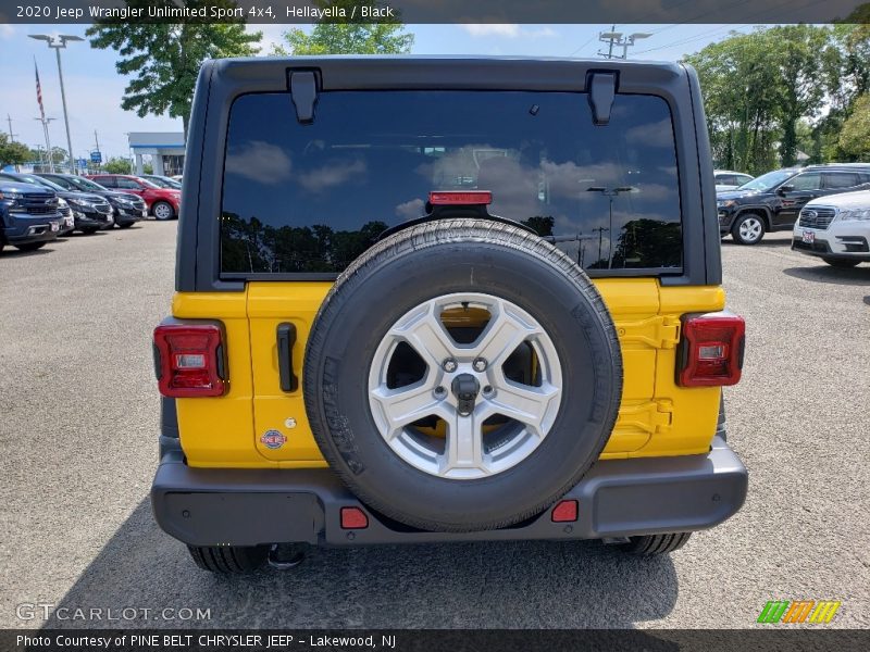 Hellayella / Black 2020 Jeep Wrangler Unlimited Sport 4x4
