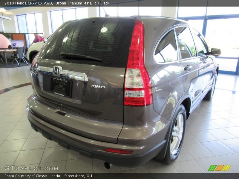 Urban Titanium Metallic / Black 2010 Honda CR-V EX AWD