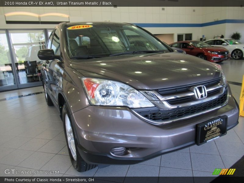 Urban Titanium Metallic / Black 2010 Honda CR-V EX AWD