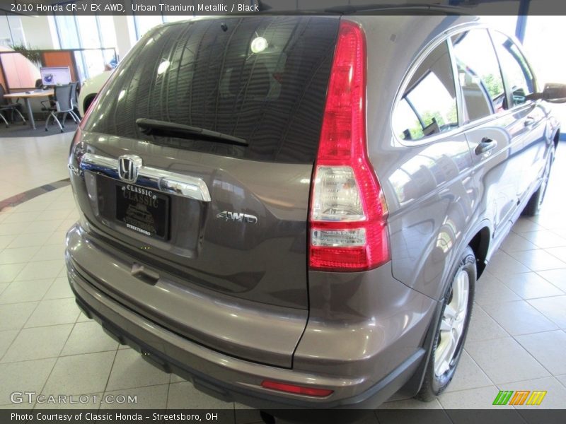 Urban Titanium Metallic / Black 2010 Honda CR-V EX AWD