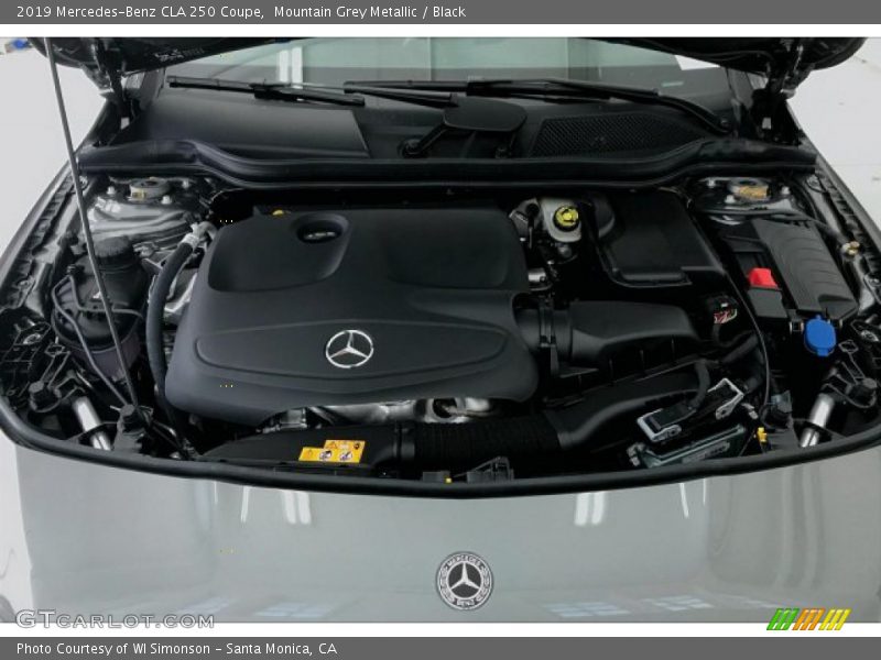 Mountain Grey Metallic / Black 2019 Mercedes-Benz CLA 250 Coupe