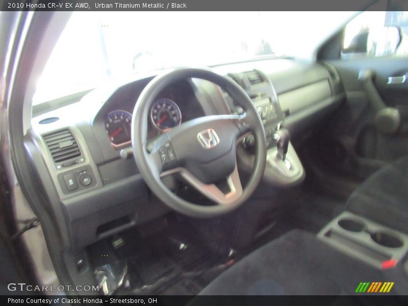 Urban Titanium Metallic / Black 2010 Honda CR-V EX AWD