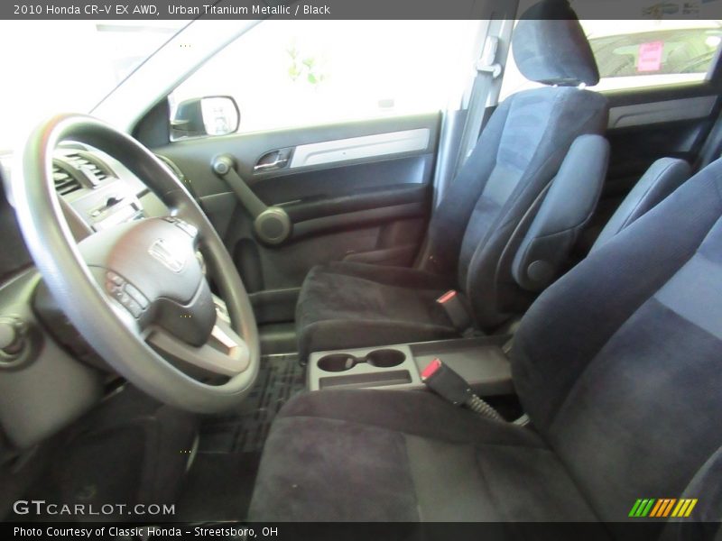 Urban Titanium Metallic / Black 2010 Honda CR-V EX AWD