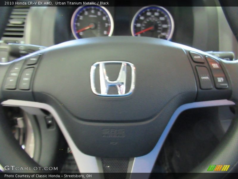 Urban Titanium Metallic / Black 2010 Honda CR-V EX AWD