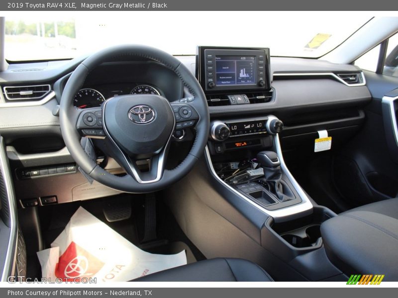 Magnetic Gray Metallic / Black 2019 Toyota RAV4 XLE