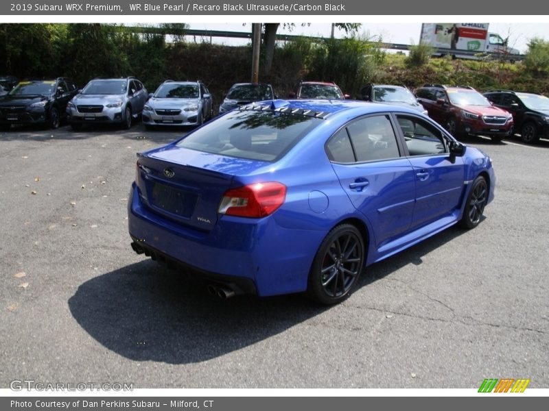 WR Blue Pearl / Recaro Black Ultrasuede/Carbon Black 2019 Subaru WRX Premium