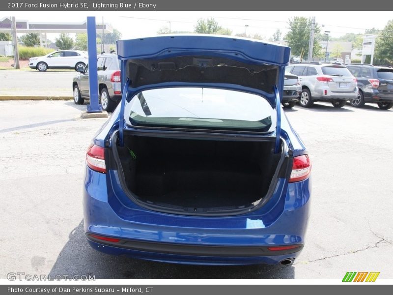Lightning Blue / Ebony 2017 Ford Fusion Hybrid SE