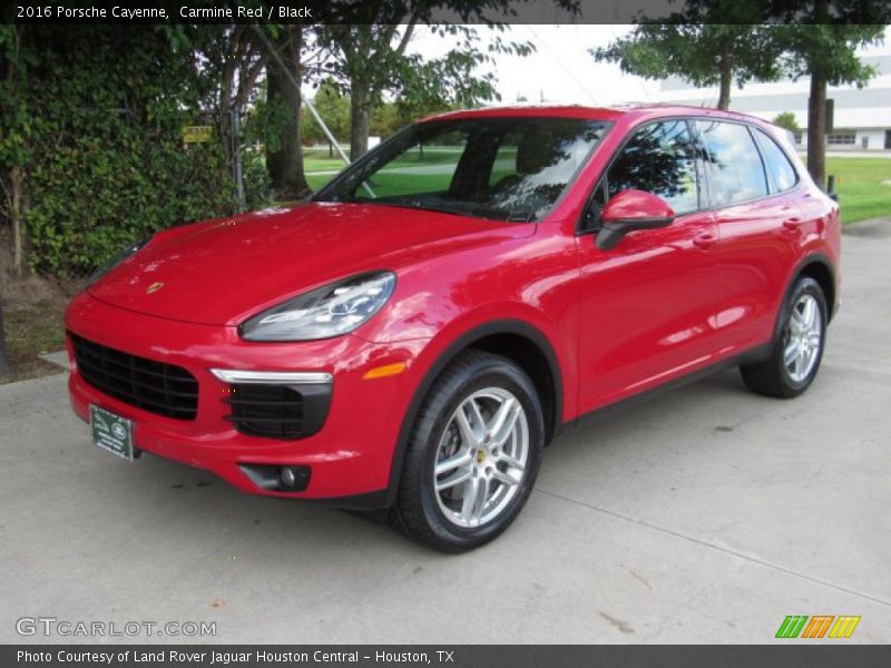 Carmine Red / Black 2016 Porsche Cayenne