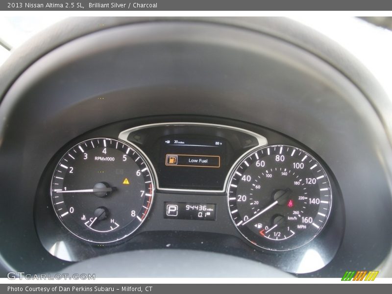 Brilliant Silver / Charcoal 2013 Nissan Altima 2.5 SL