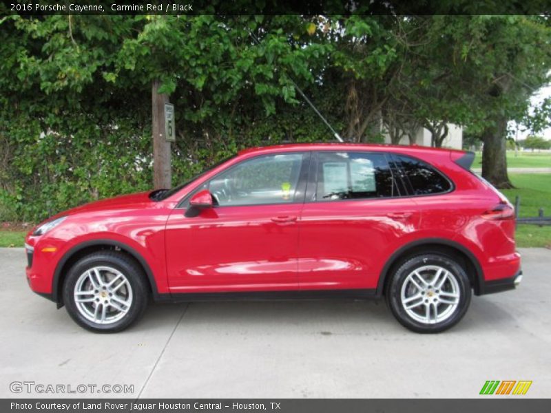 Carmine Red / Black 2016 Porsche Cayenne