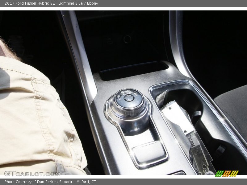 Lightning Blue / Ebony 2017 Ford Fusion Hybrid SE