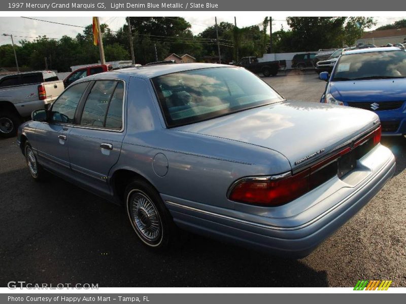 Light Denim Blue Metallic / Slate Blue 1997 Mercury Grand Marquis GS