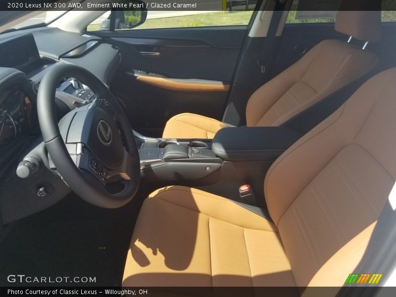 Eminent White Pearl / Glazed Caramel 2020 Lexus NX 300 AWD