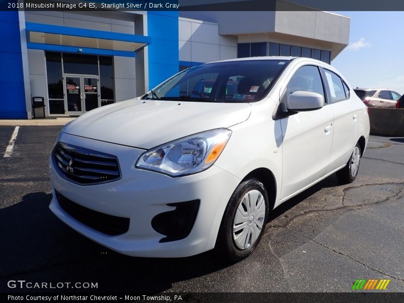 Starlight Silver / Dark Gray 2018 Mitsubishi Mirage G4 ES