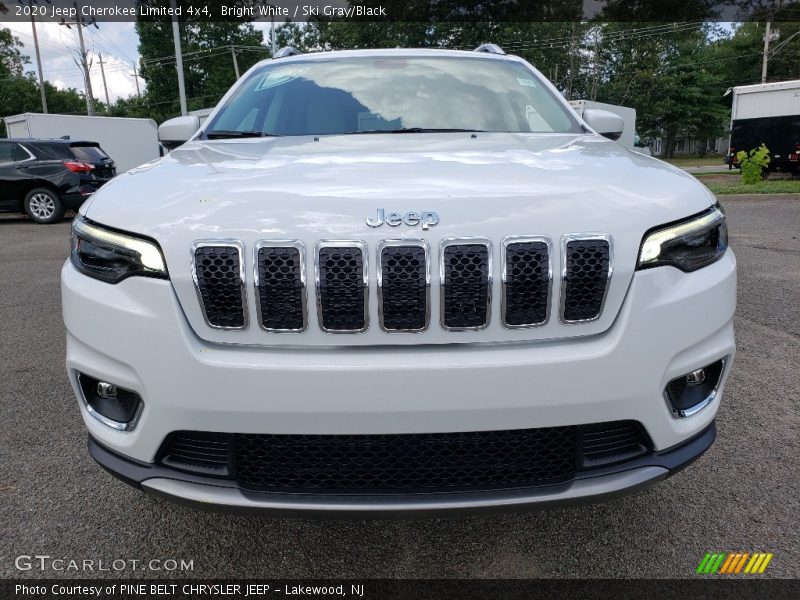 Bright White / Ski Gray/Black 2020 Jeep Cherokee Limited 4x4