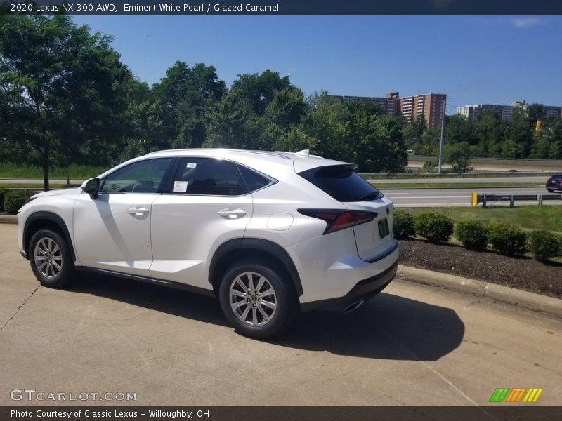 Eminent White Pearl / Glazed Caramel 2020 Lexus NX 300 AWD
