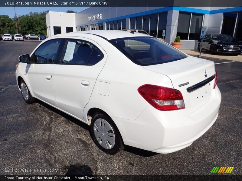 Starlight Silver / Dark Gray 2018 Mitsubishi Mirage G4 ES
