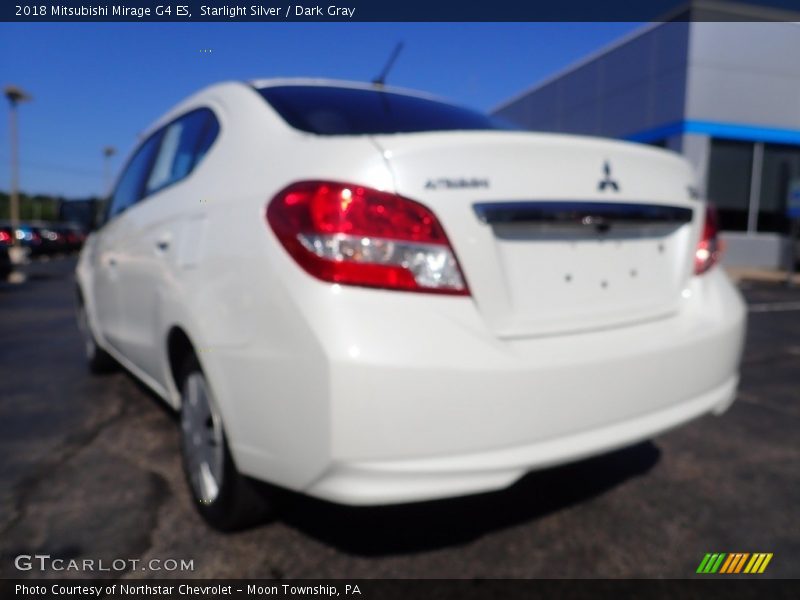 Starlight Silver / Dark Gray 2018 Mitsubishi Mirage G4 ES