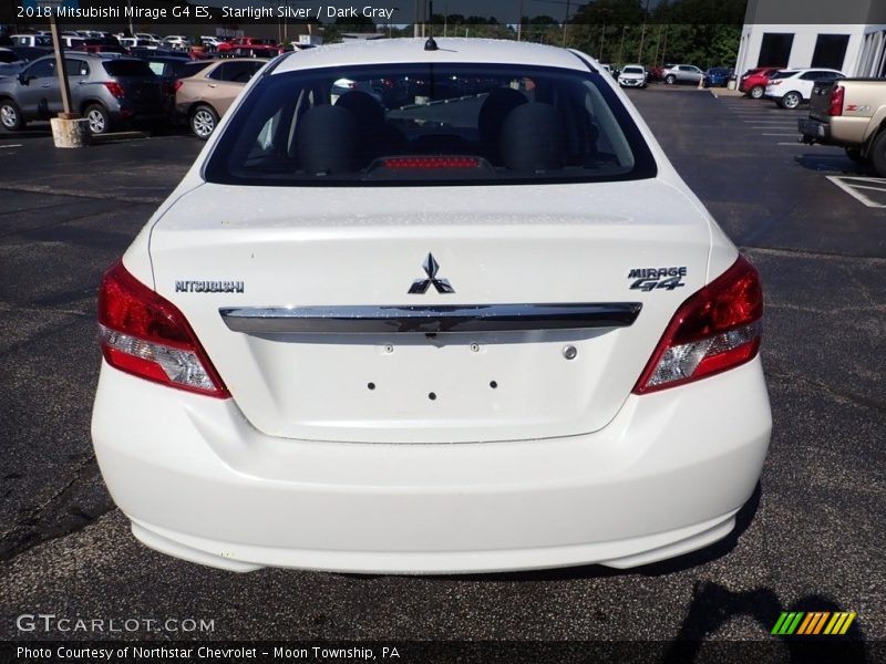 Starlight Silver / Dark Gray 2018 Mitsubishi Mirage G4 ES