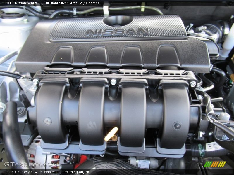 Brilliant Silver Metallic / Charcoal 2019 Nissan Sentra SL