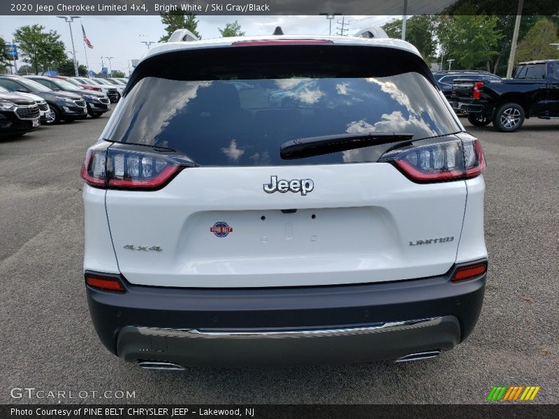Bright White / Ski Gray/Black 2020 Jeep Cherokee Limited 4x4