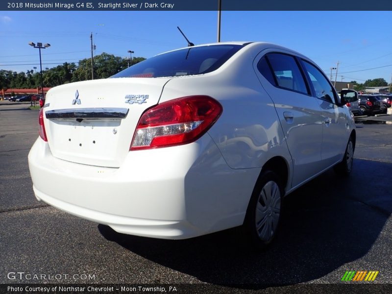 Starlight Silver / Dark Gray 2018 Mitsubishi Mirage G4 ES
