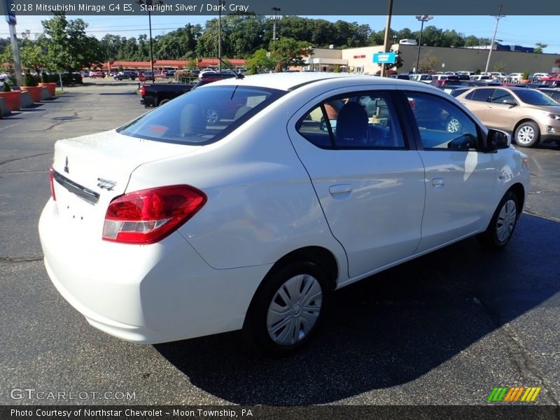 Starlight Silver / Dark Gray 2018 Mitsubishi Mirage G4 ES