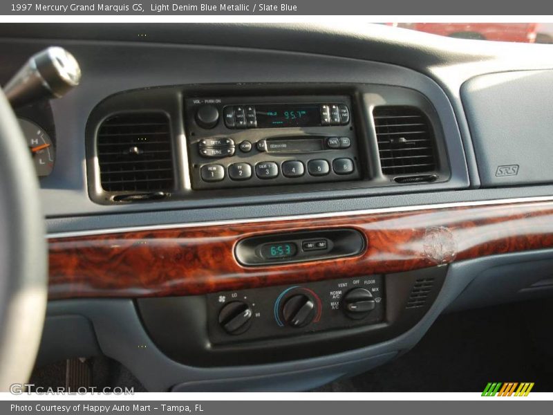Light Denim Blue Metallic / Slate Blue 1997 Mercury Grand Marquis GS