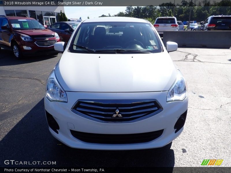 Starlight Silver / Dark Gray 2018 Mitsubishi Mirage G4 ES