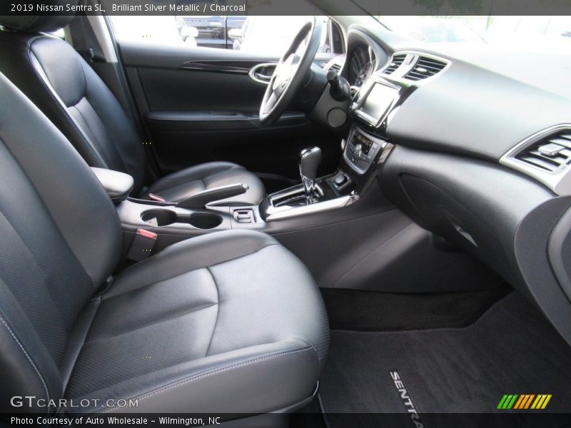 Brilliant Silver Metallic / Charcoal 2019 Nissan Sentra SL