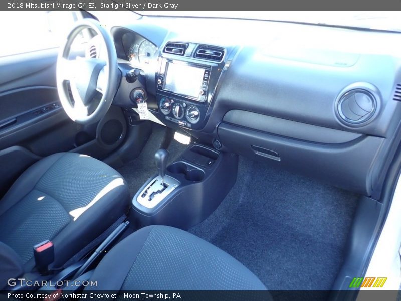 Starlight Silver / Dark Gray 2018 Mitsubishi Mirage G4 ES