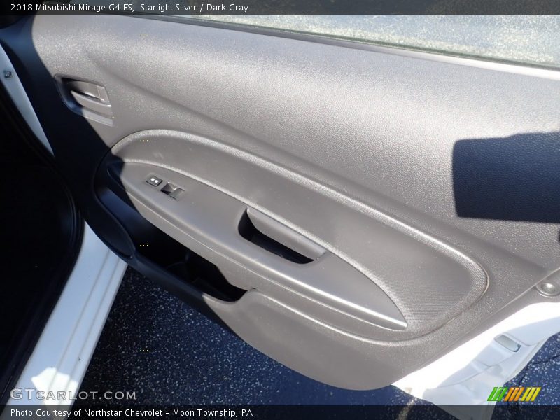 Starlight Silver / Dark Gray 2018 Mitsubishi Mirage G4 ES