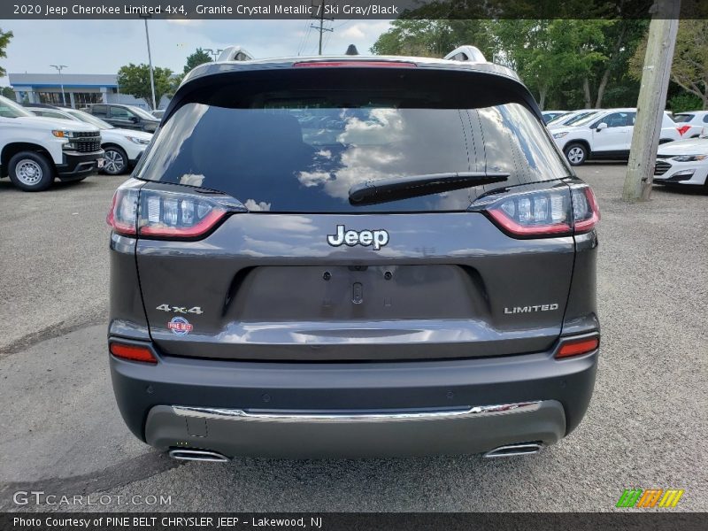 Granite Crystal Metallic / Ski Gray/Black 2020 Jeep Cherokee Limited 4x4