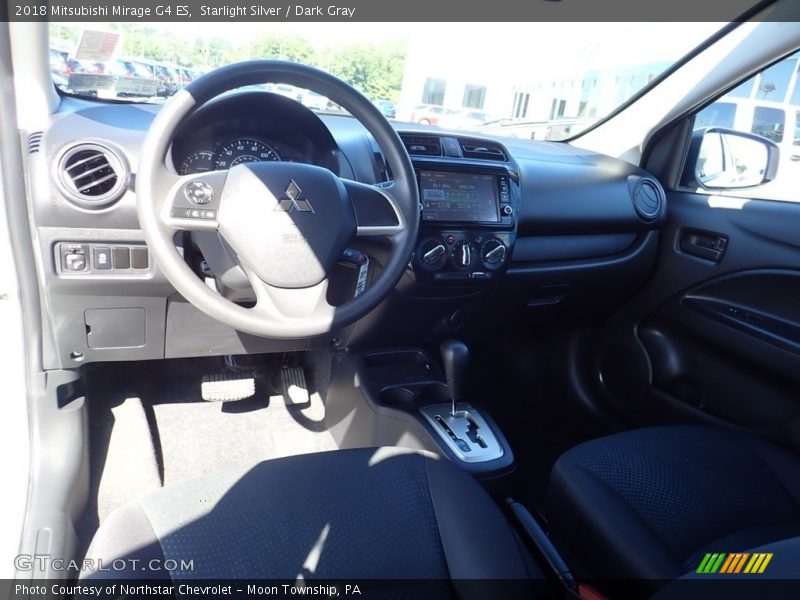 Starlight Silver / Dark Gray 2018 Mitsubishi Mirage G4 ES