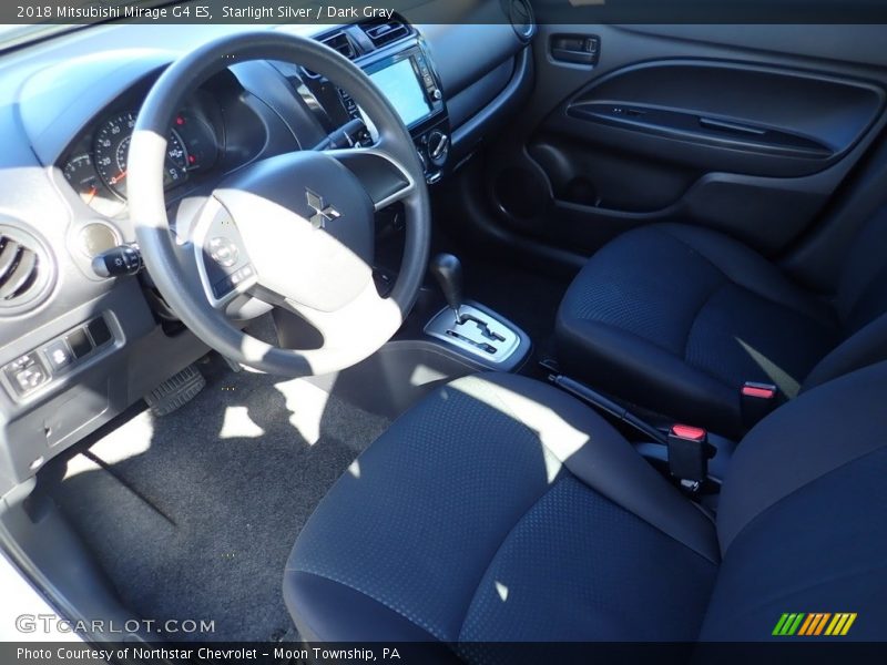 Starlight Silver / Dark Gray 2018 Mitsubishi Mirage G4 ES