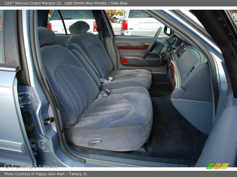 Light Denim Blue Metallic / Slate Blue 1997 Mercury Grand Marquis GS