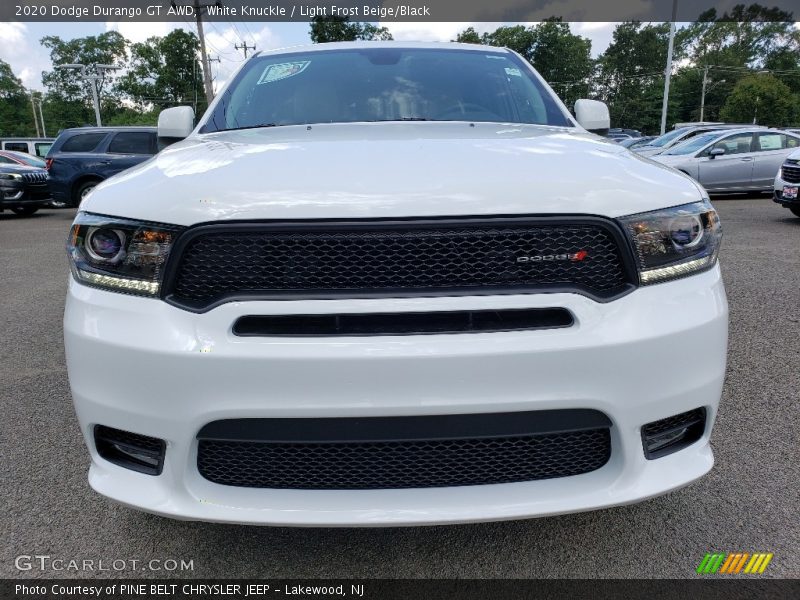 White Knuckle / Light Frost Beige/Black 2020 Dodge Durango GT AWD