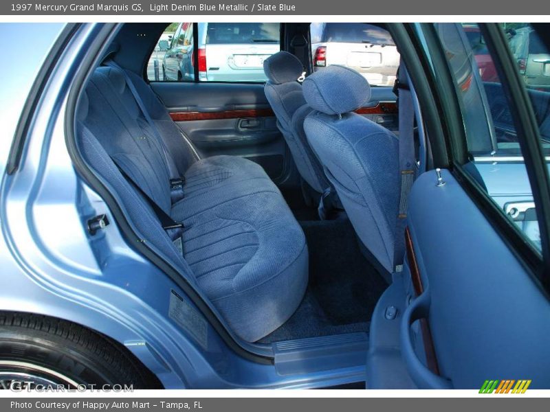 Light Denim Blue Metallic / Slate Blue 1997 Mercury Grand Marquis GS